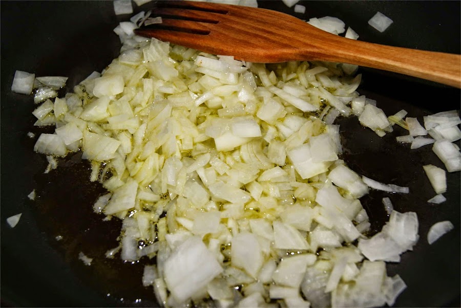 Espagueti a la boloñesa de pavo paso 1