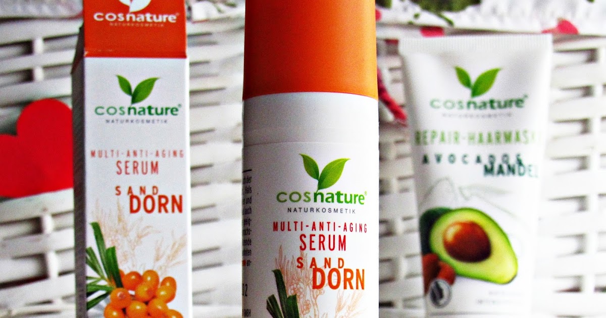 Cosnature Naturkosmetik-  przeciwzmarszczkowe, multiwitaminowe serum do twarzy z rokitnikiem