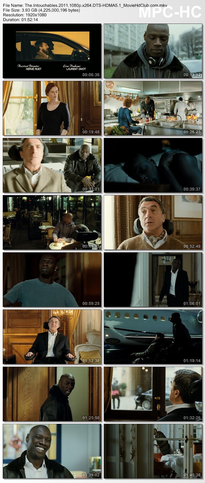 [Mini-HD] The Intouchables (2011) - ด้วยใจแห่งมิตร พิชิตทุกสิ่ง [1080p][เสียง:ไทย 5.1/Fre DTS][ซับ:ไทย/Eng][.MKV][3.93GB] TI_MovieHdClub_SS