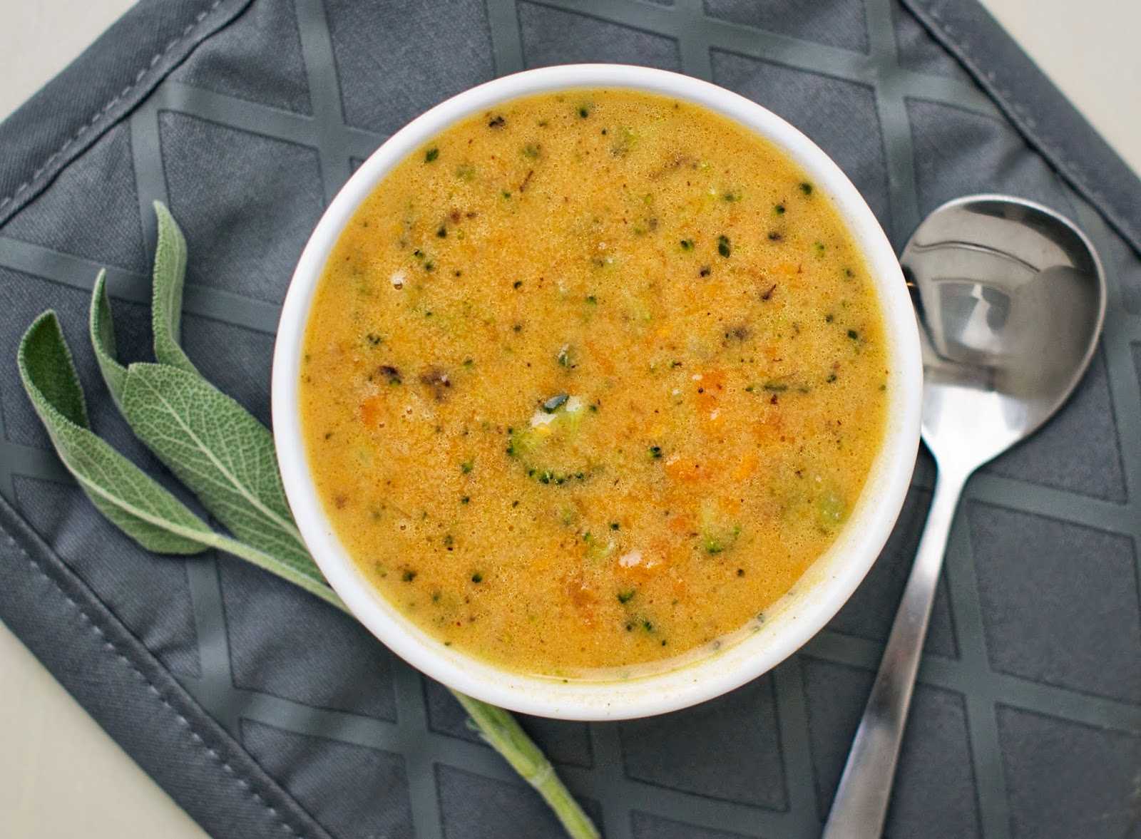 Healthy, Tasty, & Simple Eating Creamy Sweet Potato Broccoli Soup