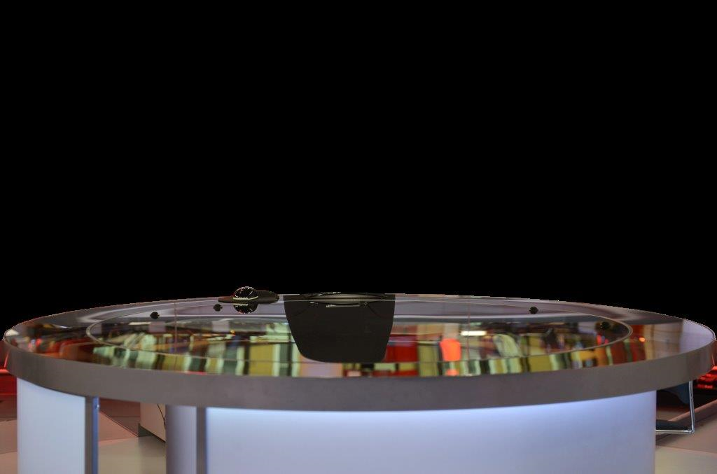 This Is Then The Desk Being Put Into Studio So That Baily Show Sitting Down At As If He Presenting News Which What We Want This Is Then The Desk Being Put Into Studio So That Baily Show Sitting Down At As If He Presenting News Which What We Want