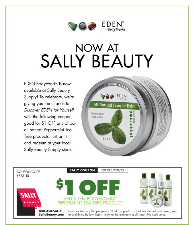 Eden Body Works Now Available at Your Local Sally's Beauty Supply Store