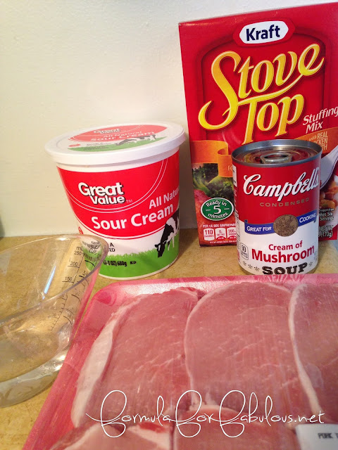 Simple Pork Chops and Stuffing | Formula For Fabulous