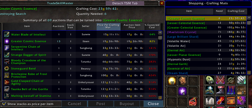 how to disenchant tsm 4