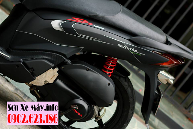 Honda Sh phối màu xám nhám Lamborghini cực đẹp