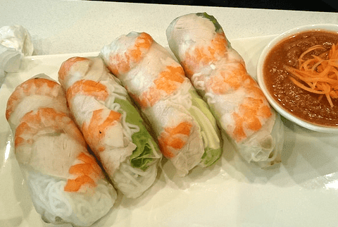 Prawn Rice Paper Rolls