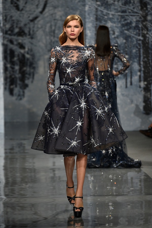 ZIAD NAKAD - Paris Fashion Week Fall-Winter 2017-2018 “THE SNOW CRYSTAL FOREST” during Paris Haute Couture Fashion Week