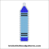 Free brick stitch seed bead earring pattern charts