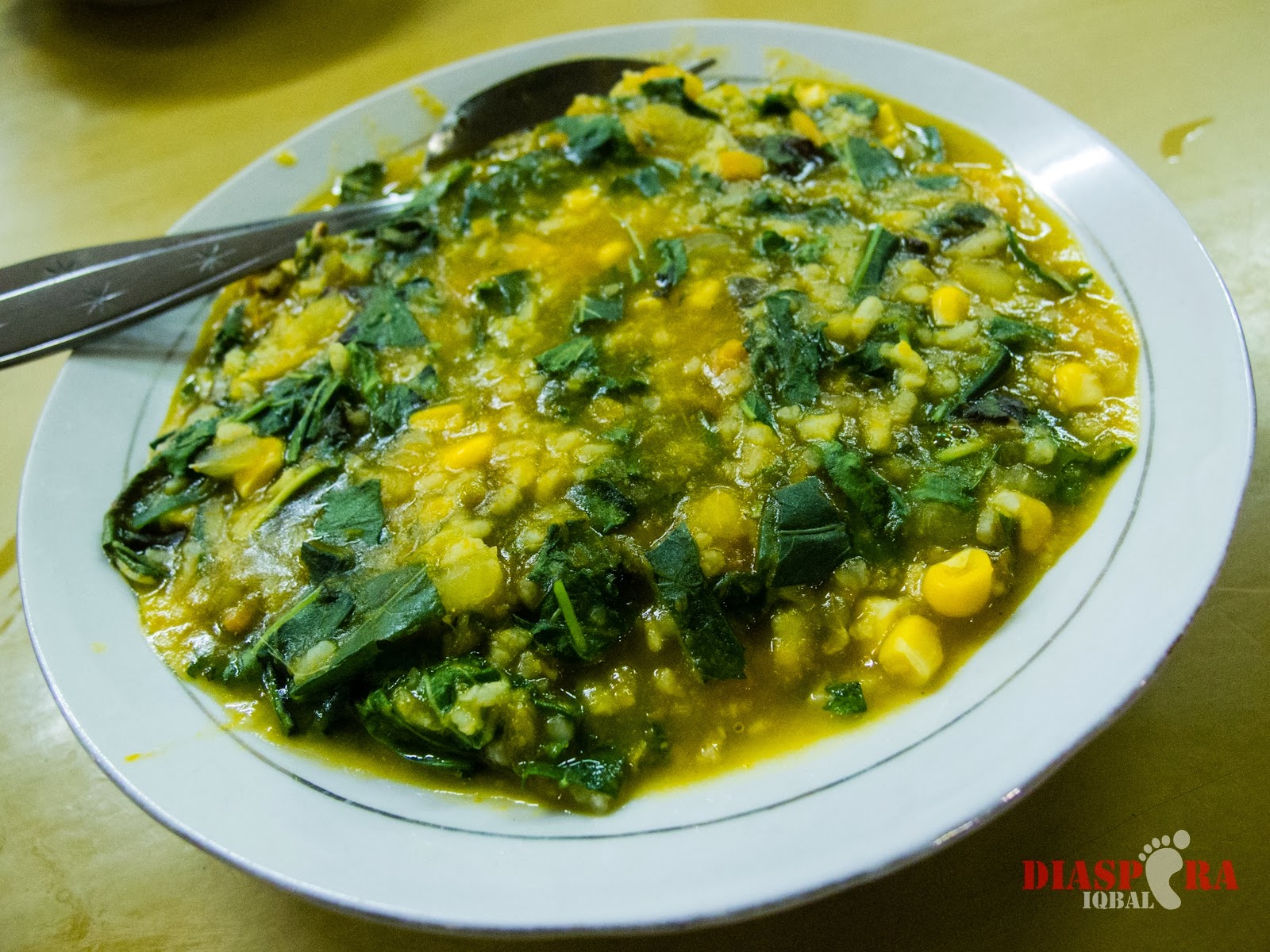 Mengecup Bubur Manado Tinutuan - DIASPORA IQBAL