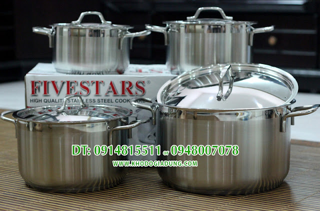 Cung cấp nồi, bộ nồi inox cao cấp fivestar, gia dụng goldsun giá tốt nhất - 11