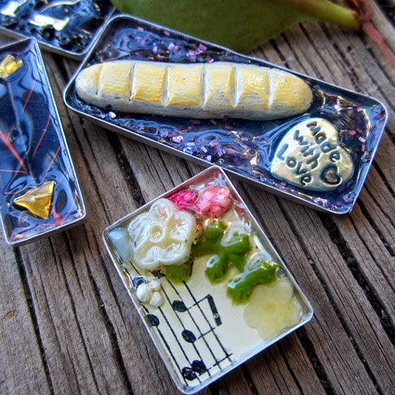 Shades Of Tangerine Shadow Box (DIY)