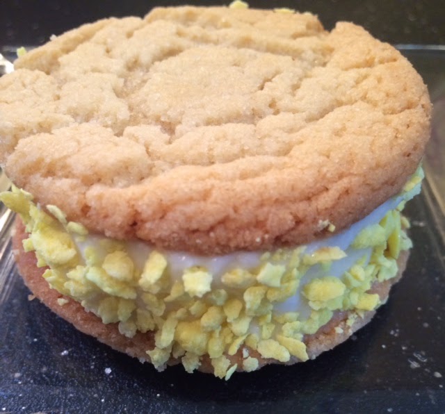 Michele's Woman Cave Lemon Ice Cream Sandwich