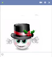 Frosty Snowman Emoticon
