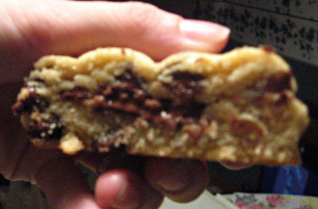 Candy Bar Stuffed Chocolate Chip Cookies