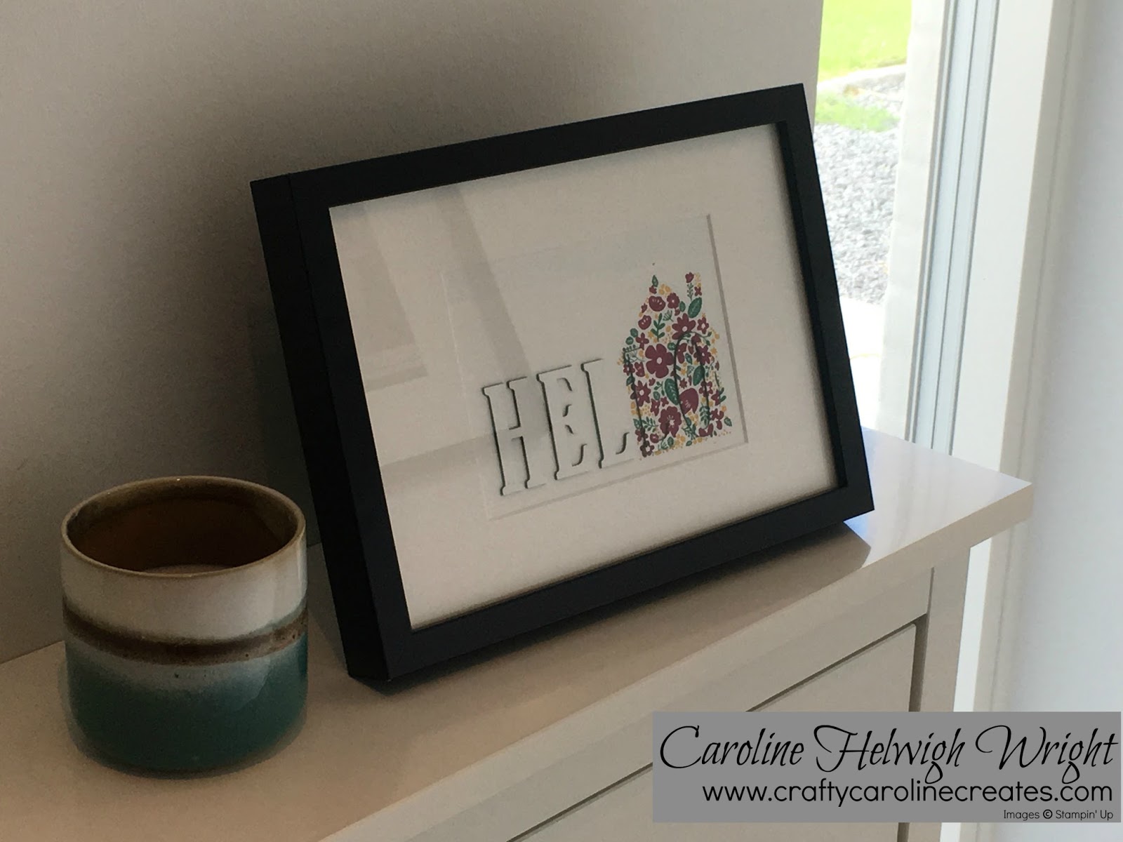 Craftycarolinecreates Hidden Letters Home Decoration With Home