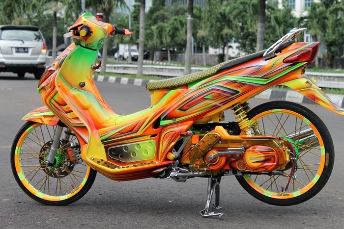 Modifikasi Yamaha Nouvo Terbaru