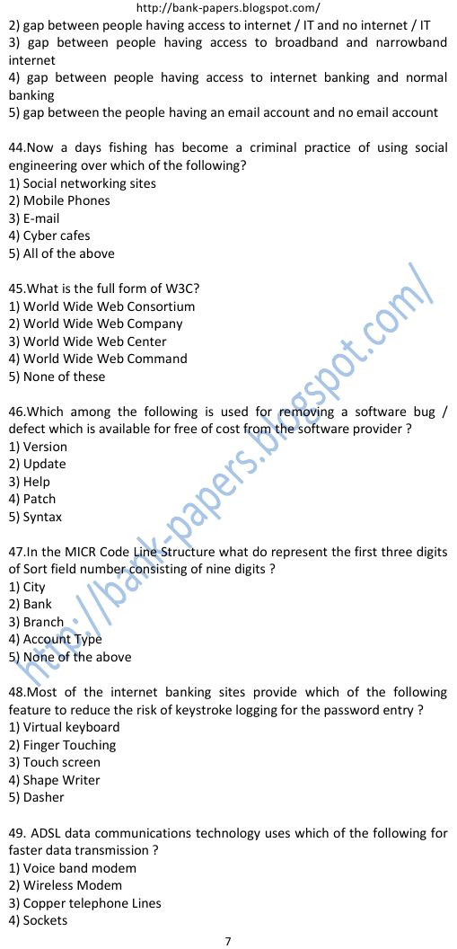 ibps question papers in hindi