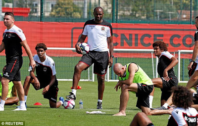 Baloteli AWOL as Nice new coach Patrick Viera takes charge of first trainning session