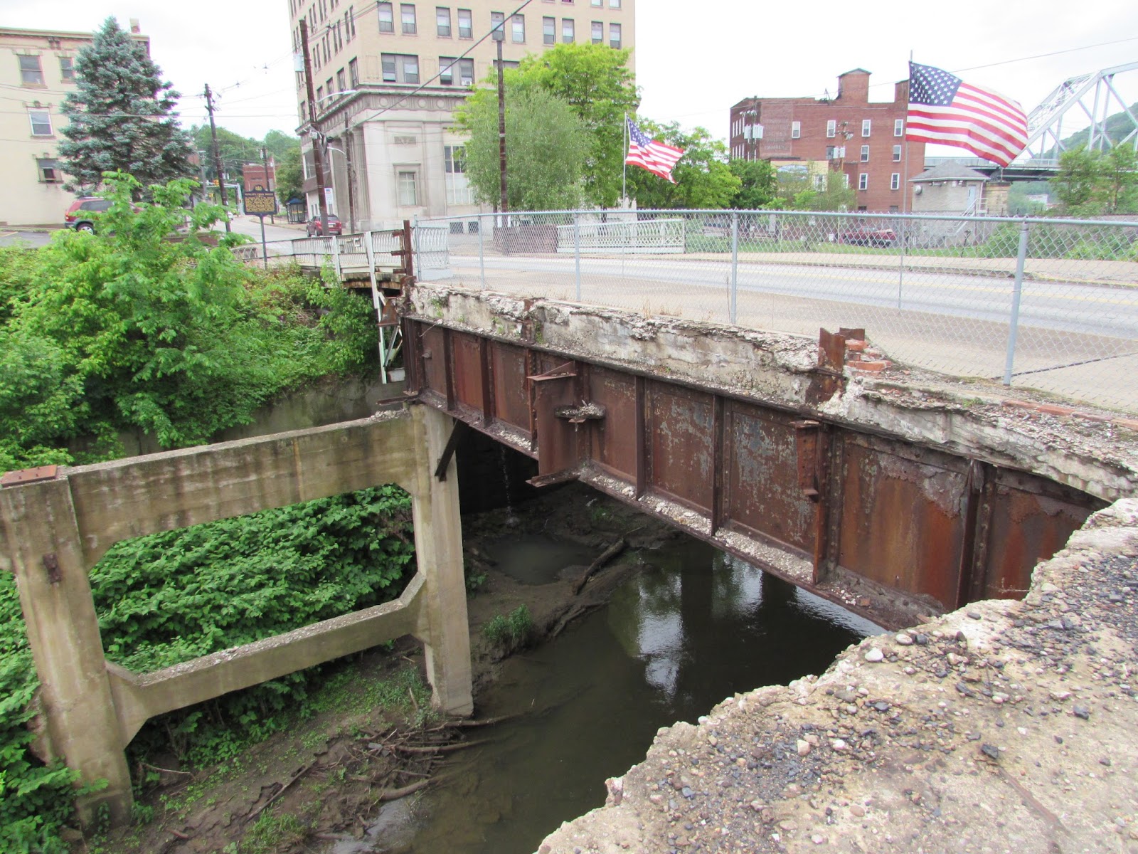 Brownsville First Metal Arch Bridge in the US and a Borough on the