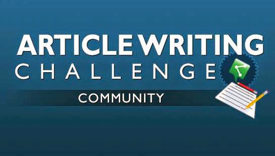 Article Writing Challenge