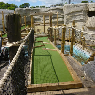 Adventure Golf course at Funder Park in Dawlish Warren Adventure Golf course at Funder Park in Dawlish Warren