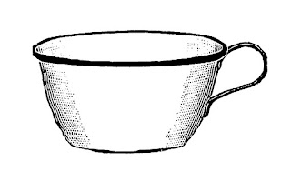 antique coffee mug illustration coffee mug image antique illustration digital download