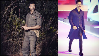 शाहिद कपूर फ़िल्म 'रंगून' में अपने लुक की तस्वीरें इंस्टाग्राम पर शाहिद कपूर ने शेयर कीं।