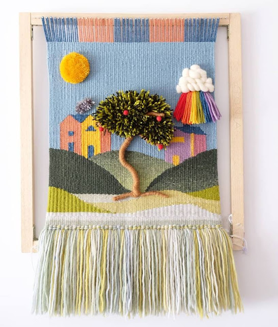 tapiz paisaje - cordelia - tapestry - weaving