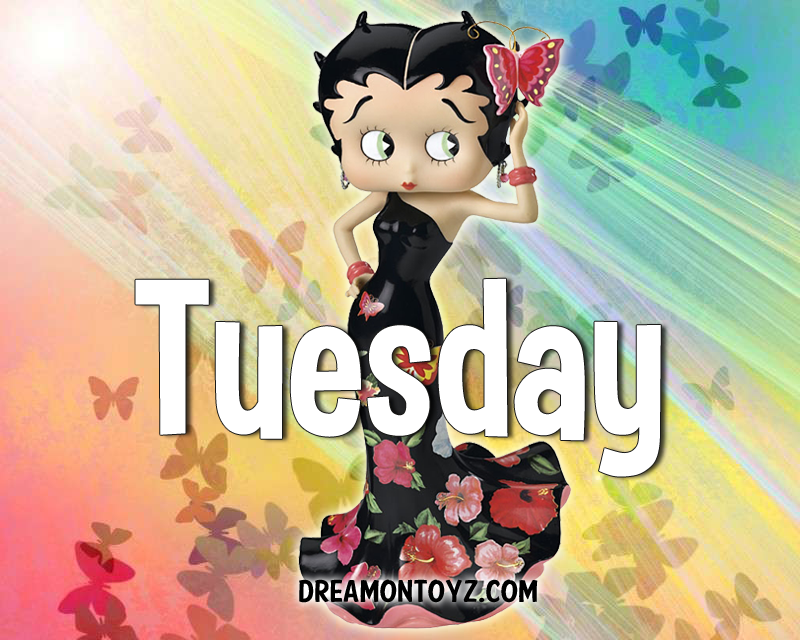 Betty Boop Happy Tuesday images.