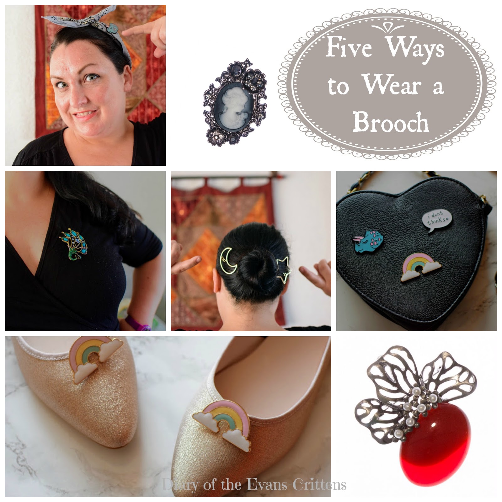 Style: Five Ways to Wear a Brooch - Diary of the Evans-Crittens