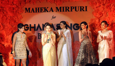 Karisma walks for Ghanasingh & Maheka Mirpuri's collection launch