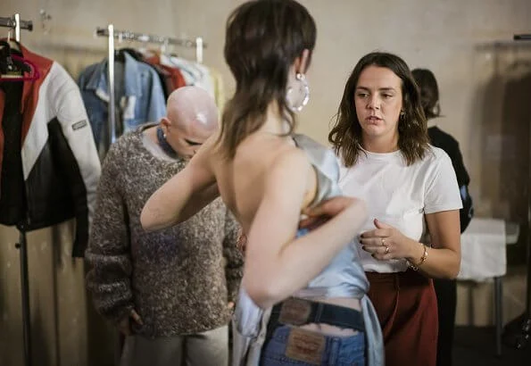 Princess Stephanie of Monaco and her daughters designer Pauline Ducruet and Camille Gottlieb