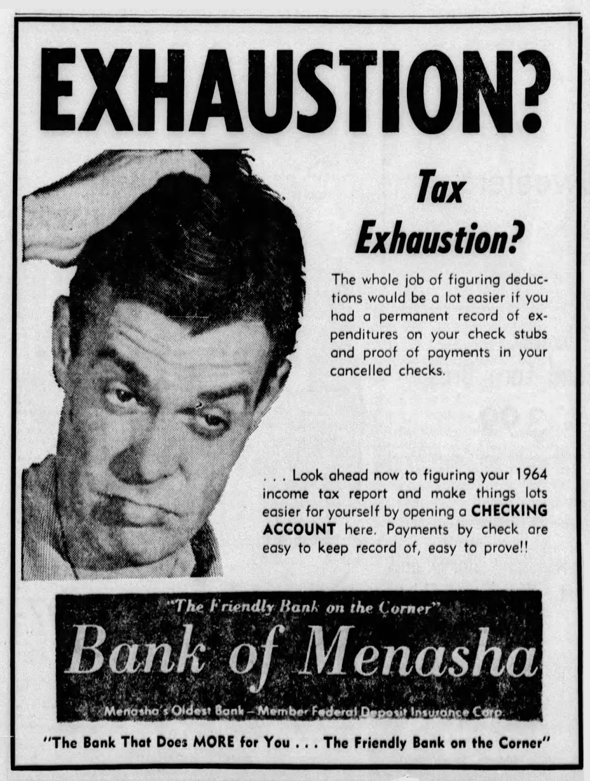 MENASHA Those Pesky Taxes