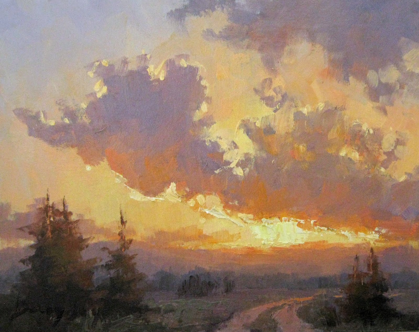 Landscape Artists International Becky Joy, Ebay bidding of 0.99 on