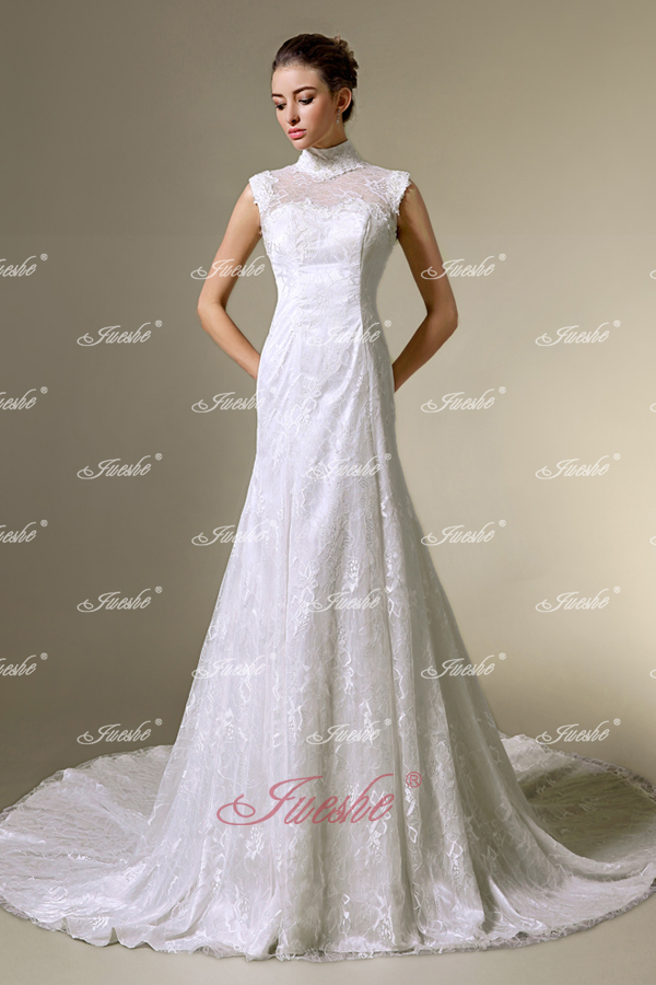 Blog for Dress Shopping: 2014 New Trend:High Neck Wedding Dresses
