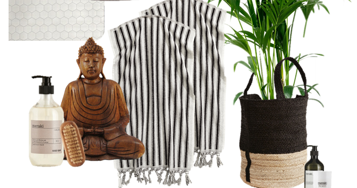 SvenngÃ¥rden: interiørdesign: etnisk chic baderom Etnisk bolig interiør