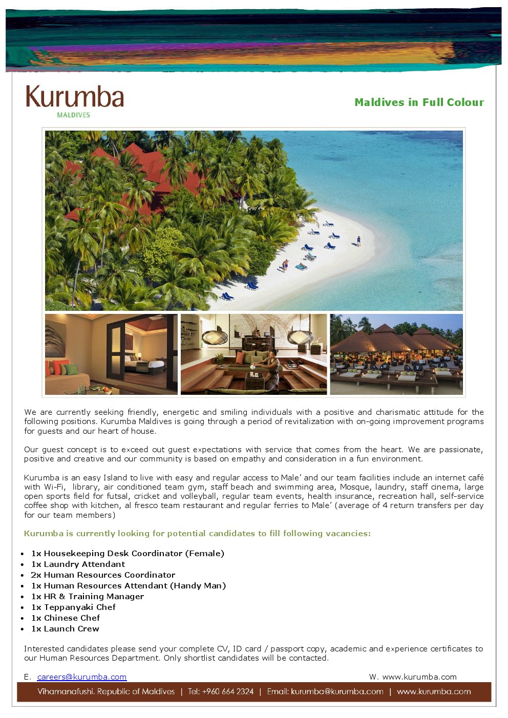 Job Maldives Fresh Jobs in Maldives Laundry Attendant jobs in Maldives