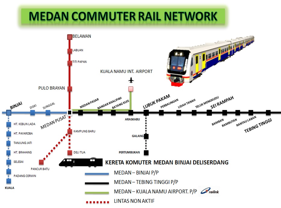 Sumatera Railways: JALUR KERETA PERKOTAAN MEDAN DARI ERA DELI SPOORWEG