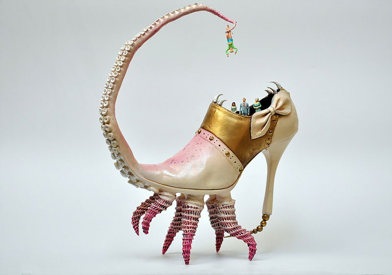 Surreal Shoe Sculptures