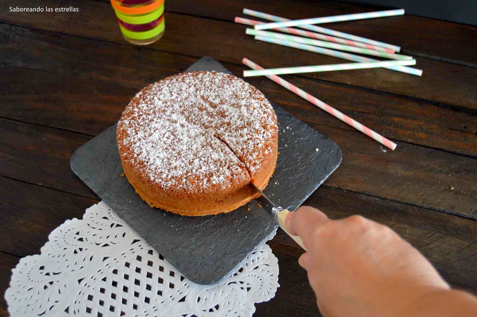 Bizcocho de crema de Speculoos {Sin Lactosa }-Saboreando las estrellas-