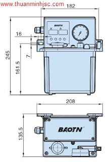 Máy bơm dầu mỡ bôi trơn BT-A2P2 Máy bơm dầu mỡ bôi trơn BT-A2P2