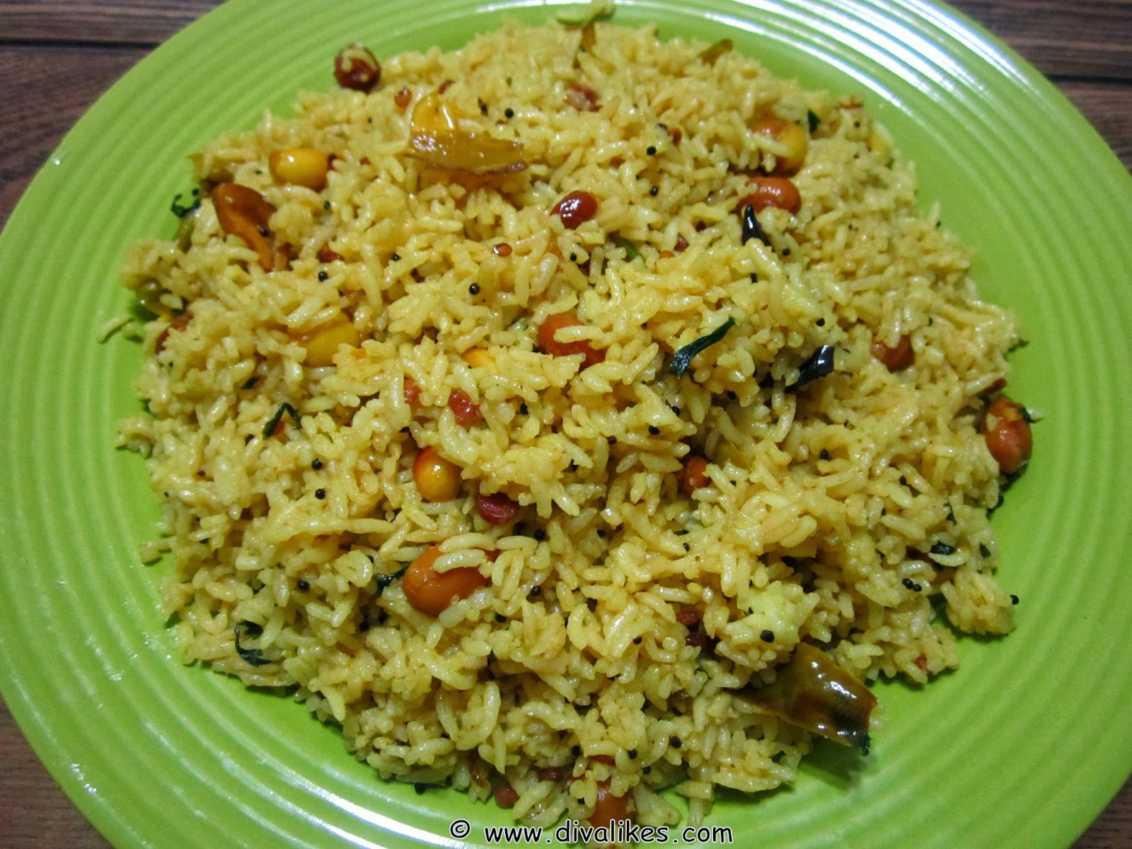 Tamarind Rice / Andhra Pulihora / Puliyogare | Diva Likes