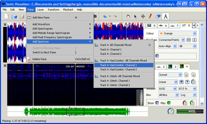 plugins sonic visualiser