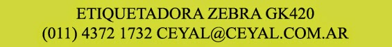 Etiquetas Para Impresora Termica Zebra zonanorte Arg.