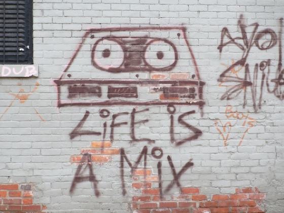 graffiti face Detroit