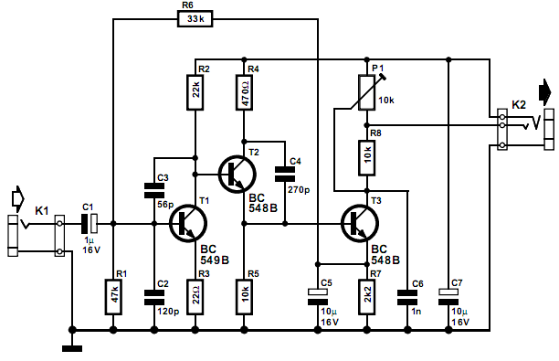 Preamplifier For Soundcard | Circuit Diagram Centre