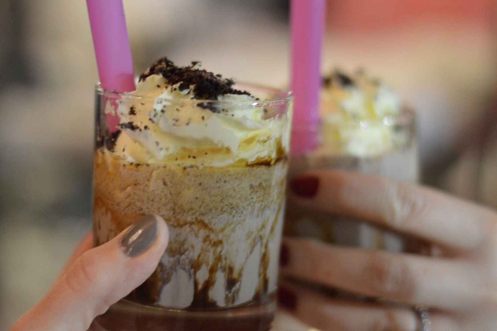 Chocolate Cookie Shake- Ultimate Guide to Restaurants in Rosemont | all dressed up with nothing to drink...