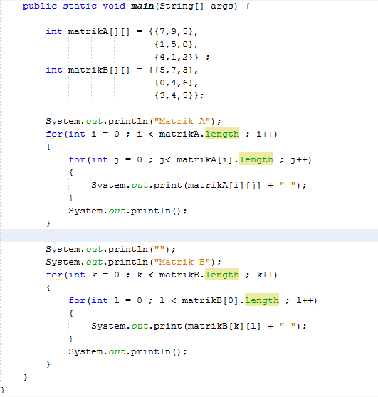 Array Multidimensi : Teori Pengantar dan Contoh Permasalahan Pada Java ...
