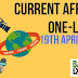 Current Affairs One-Liner: 19th April 2020