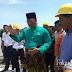 Bupati Suyatno Tinjau Pembangunan Pelabuhan Bertaraf Internasional Di Bangko.